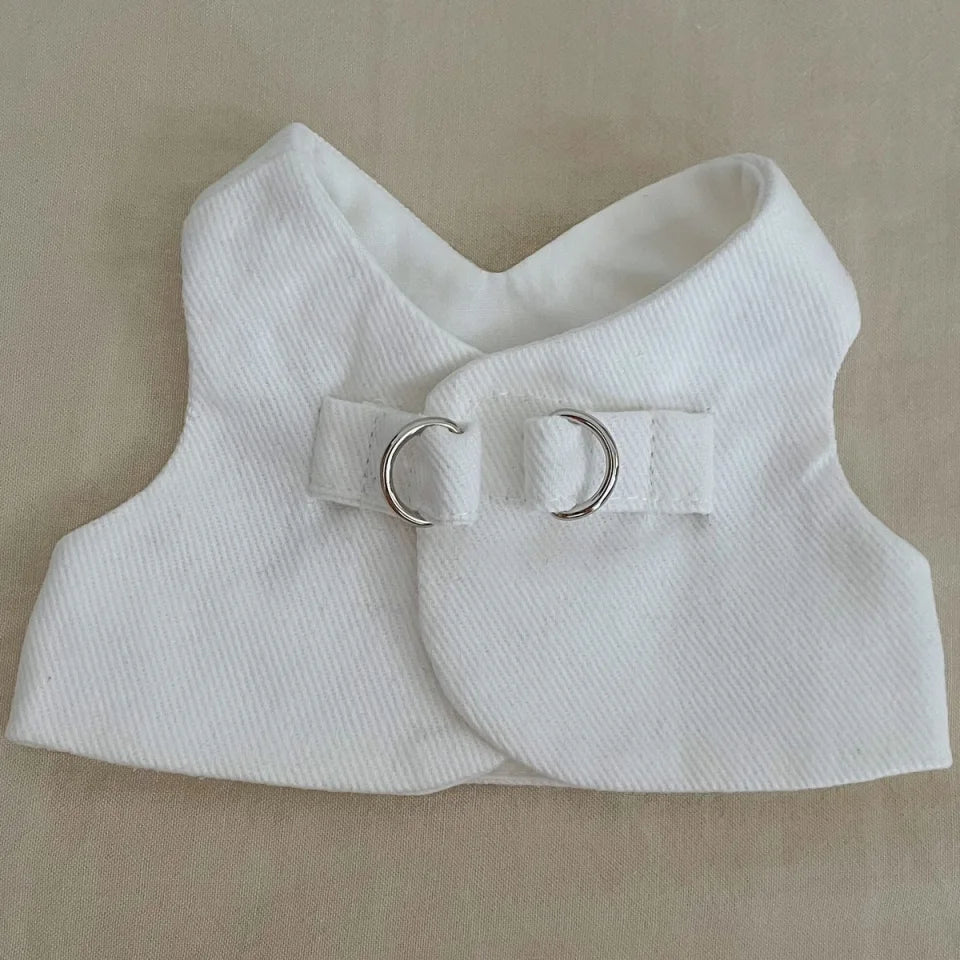 Usagi Heart 兔兔步行背帶 (白色牛仔布)