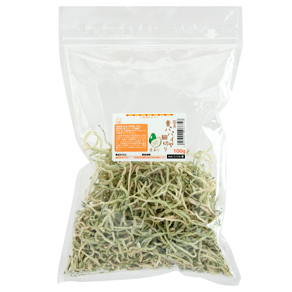 日本Leaf Corp 國產木瓜絲 100G